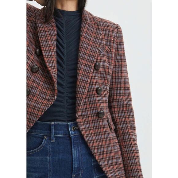 Veronica Beard Red Miller Dickey Jacket in Mauve Multi - Picture 7 of 16